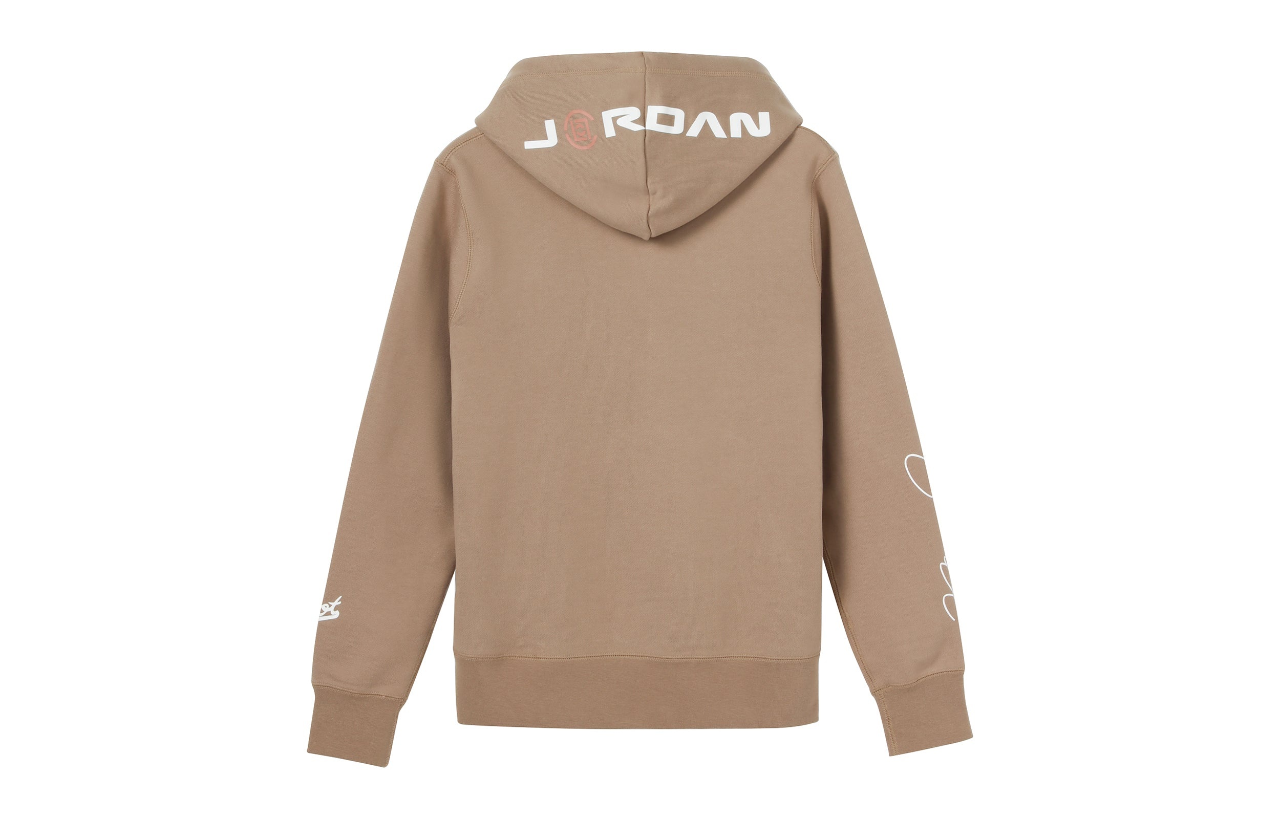 Air Jordan x CLOT Crossover Logo Printing Sports Pullover Asia Edition Brown AR8396-213 - 2
