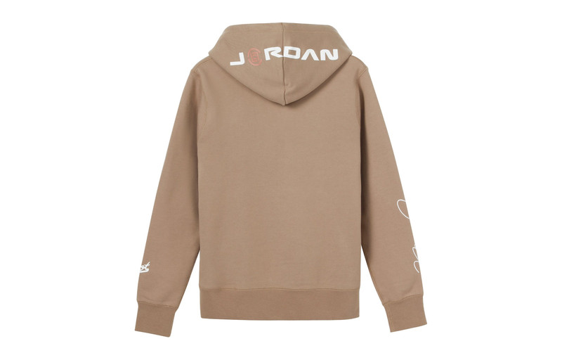 Jordan Air Jordan x CLOT Crossover Logo Printing Sports Pullover Asia Edition Brown AR8396-213 outlook