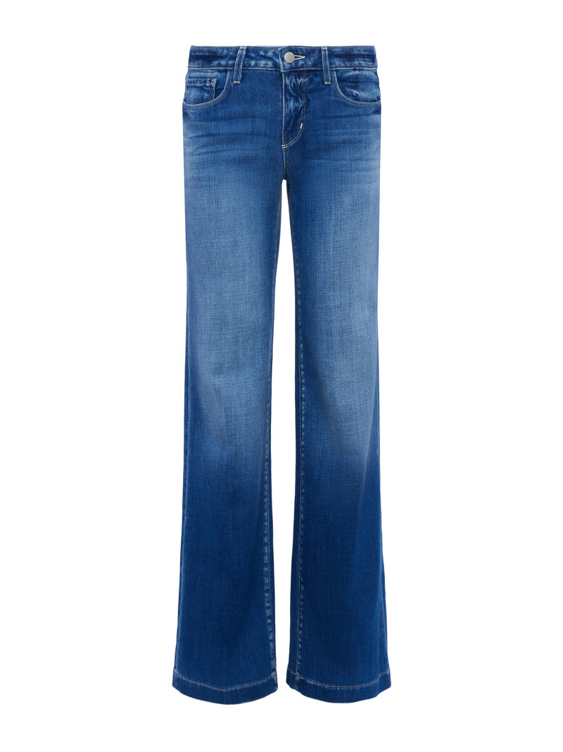 Joanne Low-Rise Wide-Leg Jean - 1