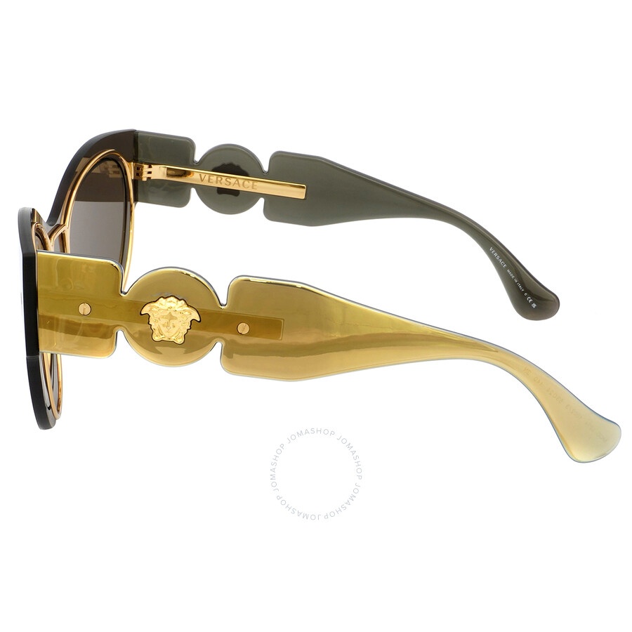 Versace Brown Cat Eye Ladies Sunglasses VE2234 1002/3 53 - 4