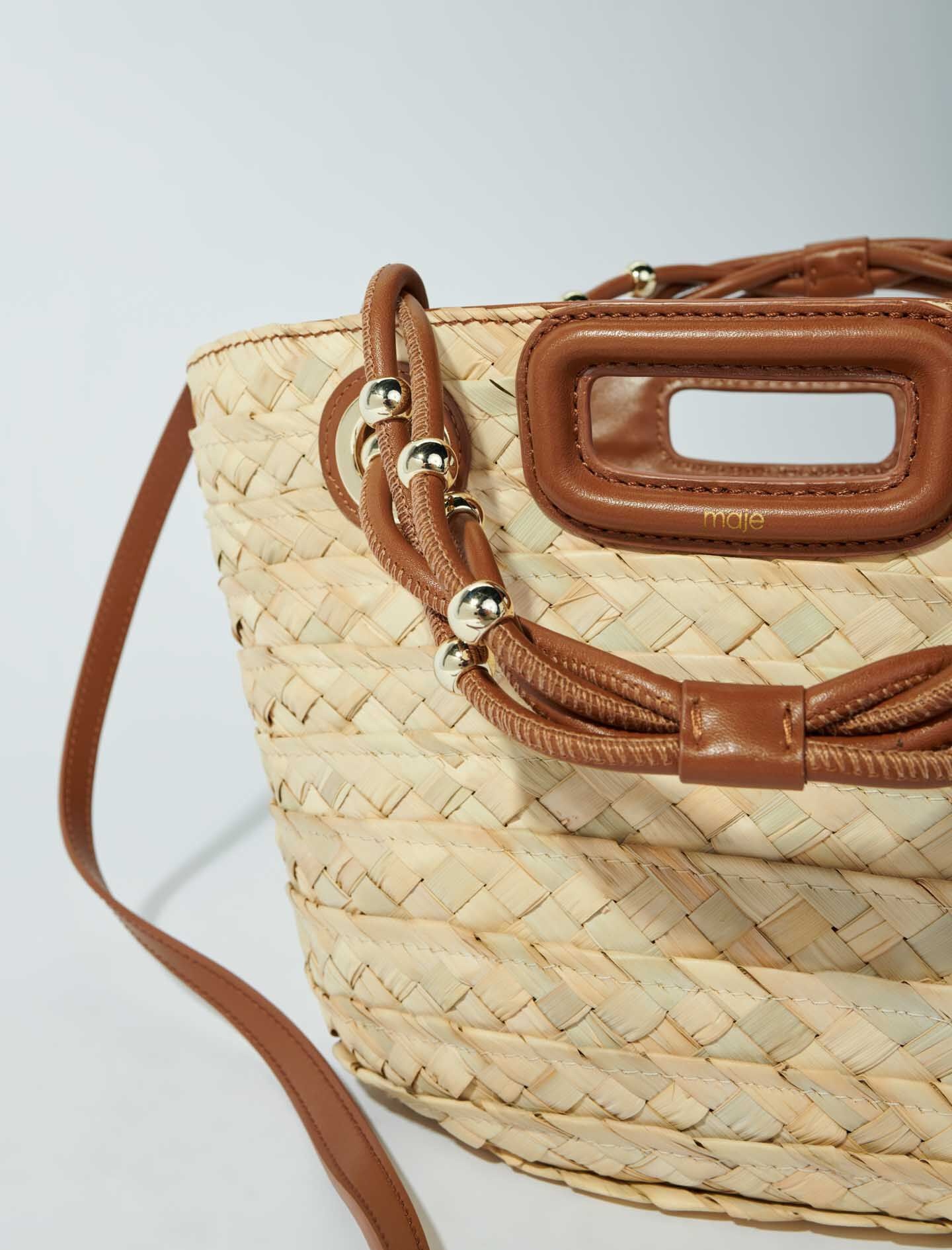 Mini woven basket bag - 3