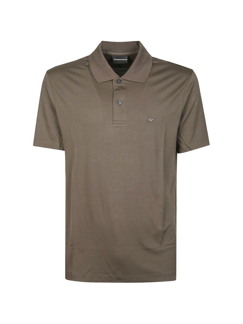 button logo polo shirt 1