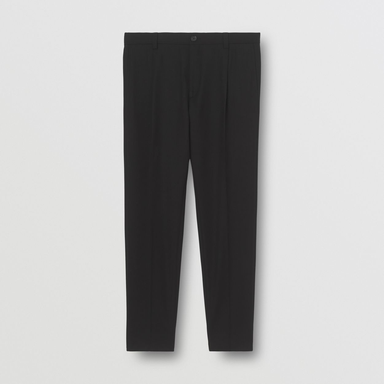 Wool Blend Tailored Trousers - 1