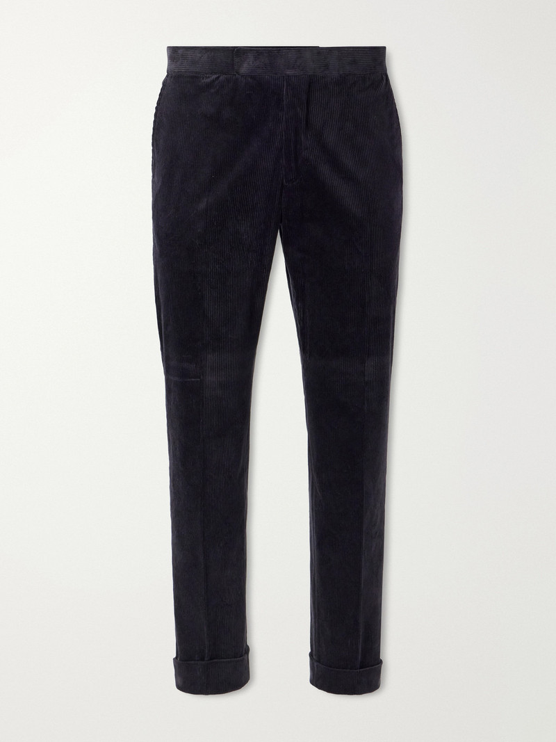 Chester Tapered Cotton-Blend Corduroy Suit Trousers 1