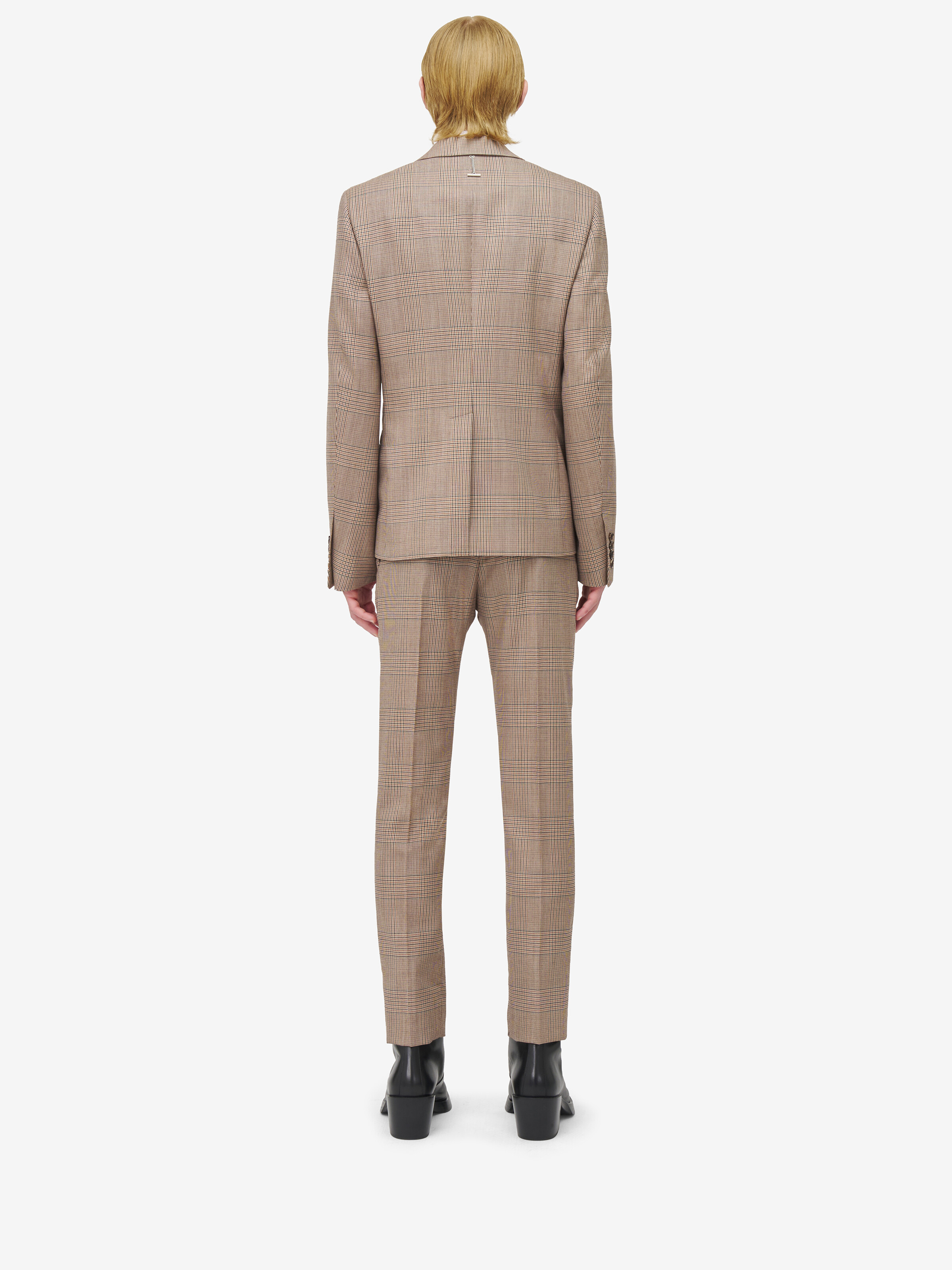 London Check Single-Breasted Jacket - 5