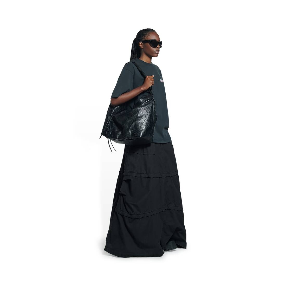 Men's Neo Classic Large Hobo Bag in Black - 2