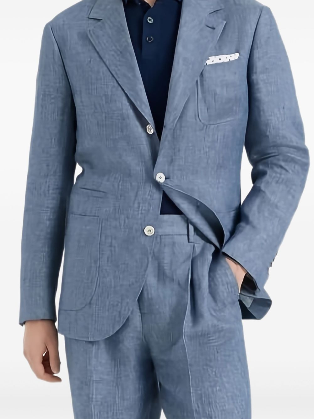 linen suit - 3