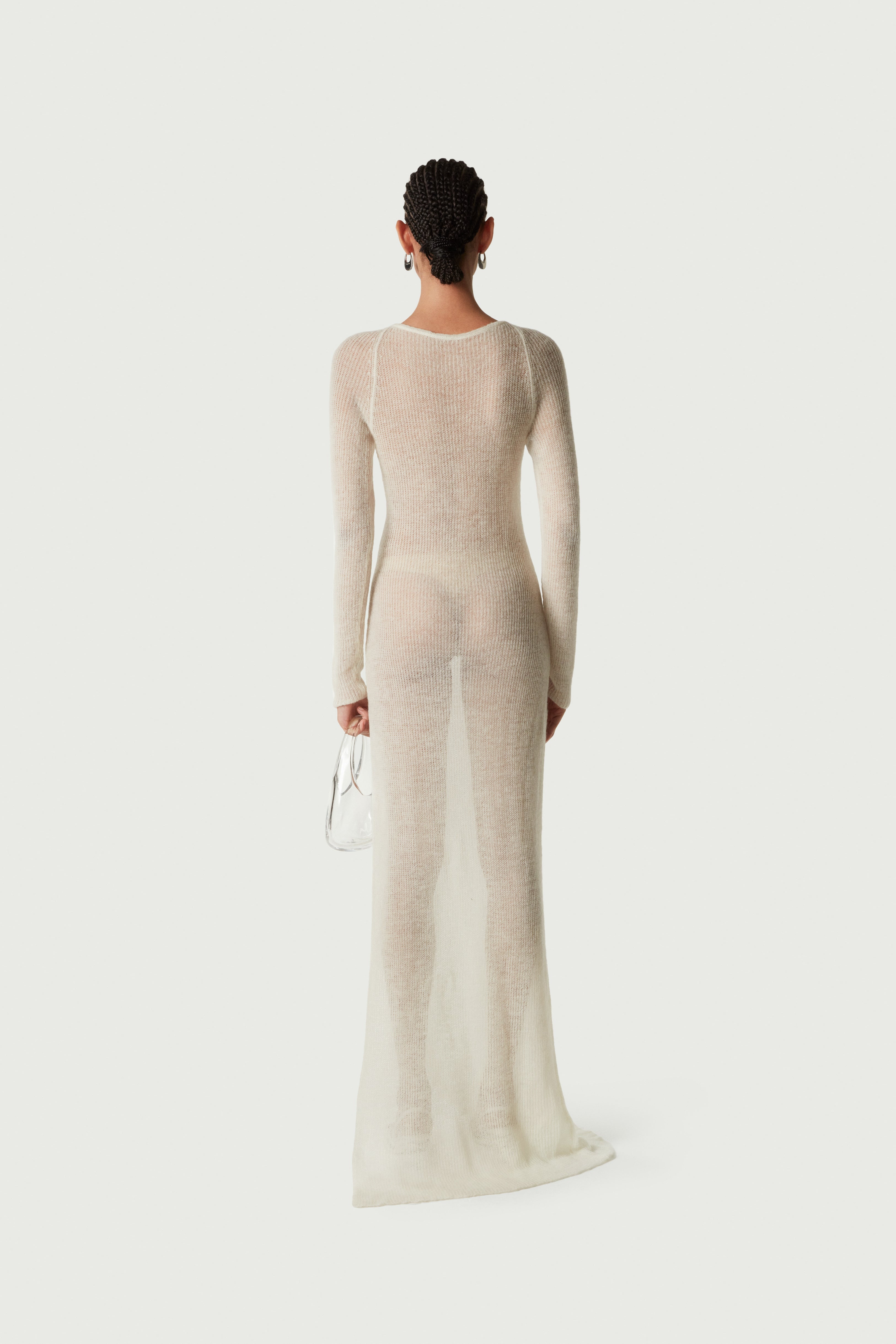 Twisted Cut-Out Knit Maxi Dress - 4