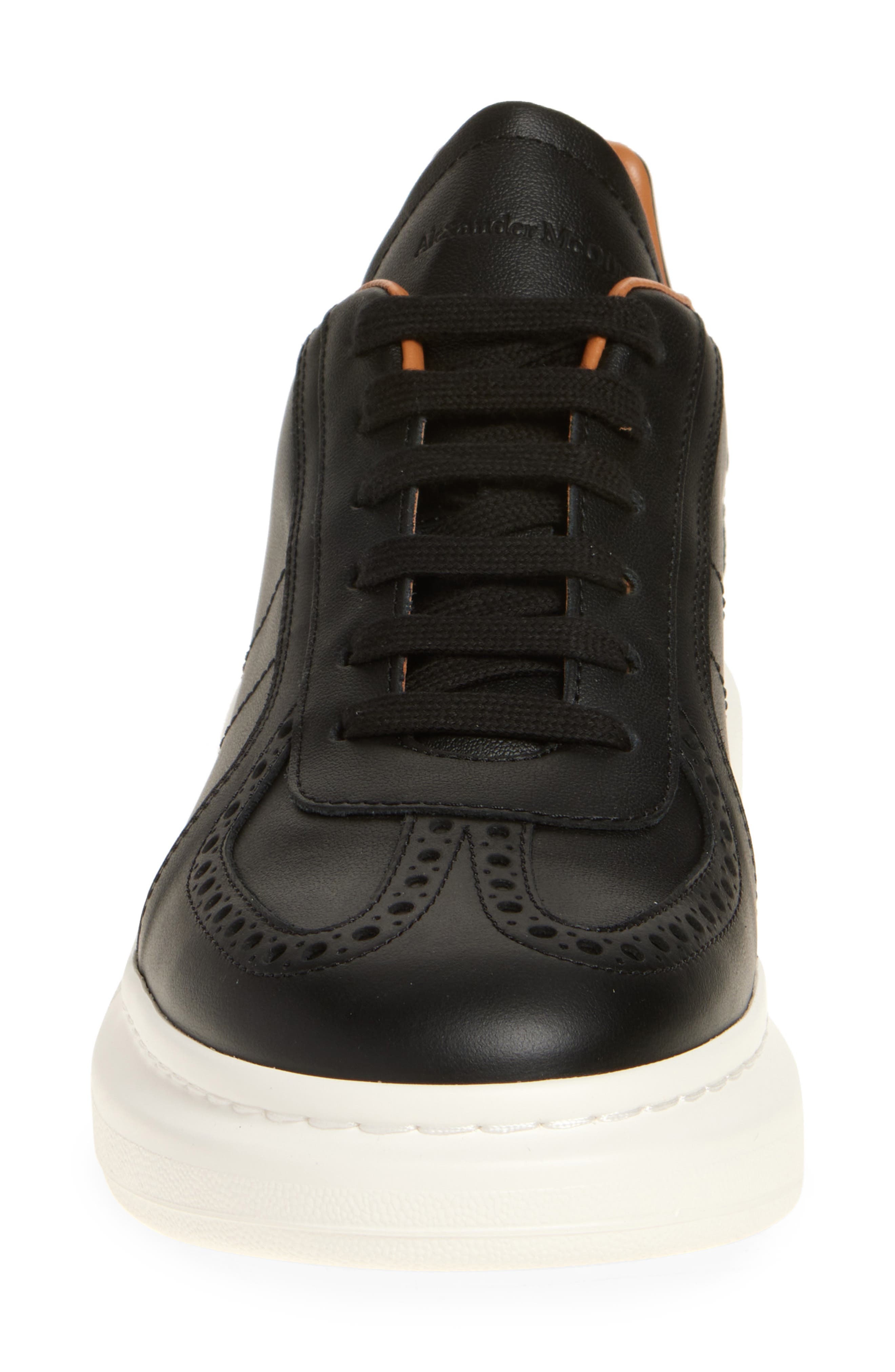 McQueen Retro Sneaker in Absolute Black at Nordstrom - 4