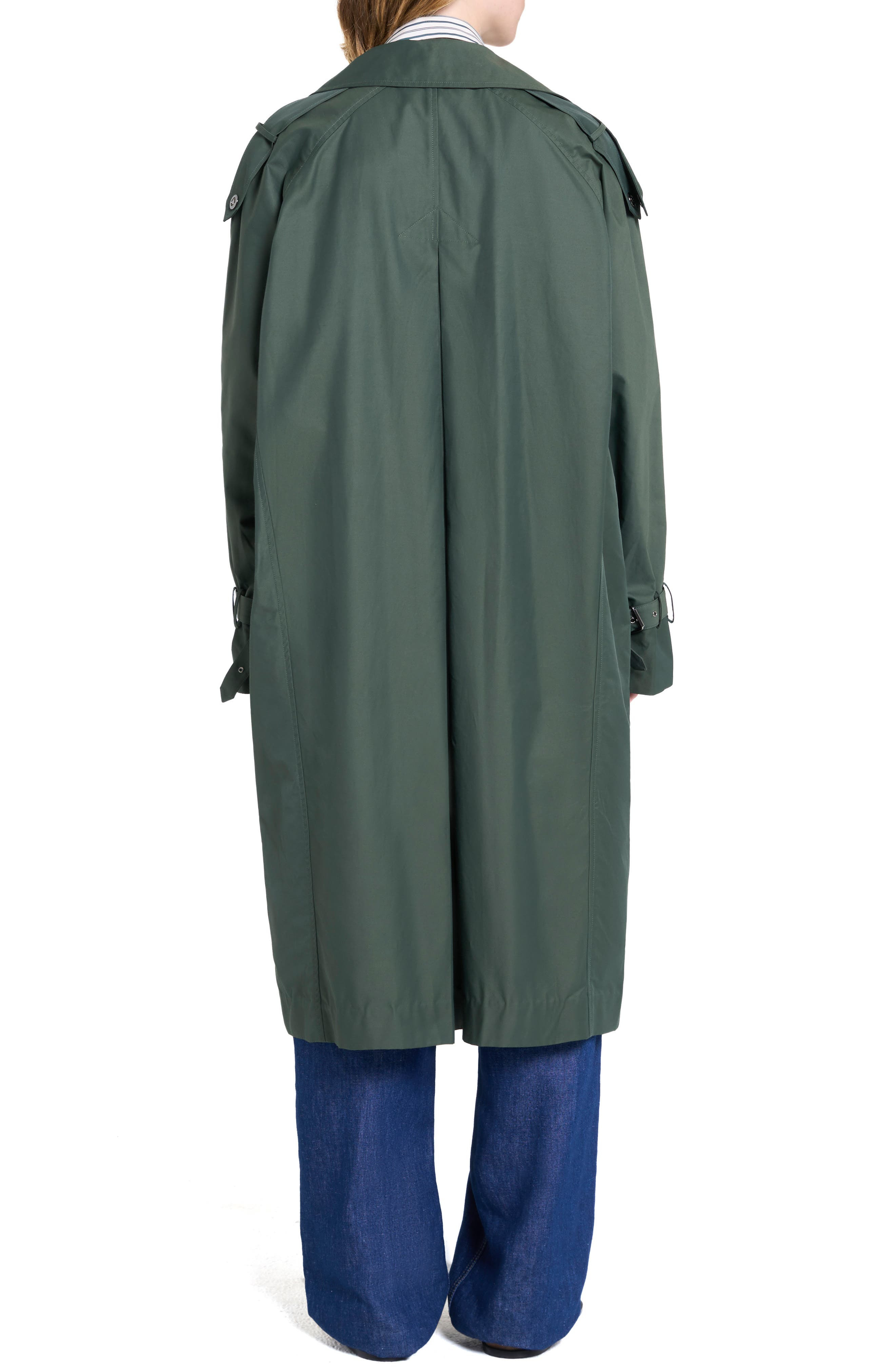 TWP Long Bogie Water Repellent Trench Coat in Beetle at Nordstrom - 2