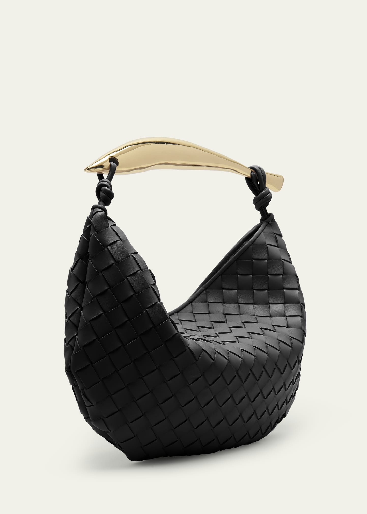 Sardine Intrecciato Napa Top-Handle Bag - 3