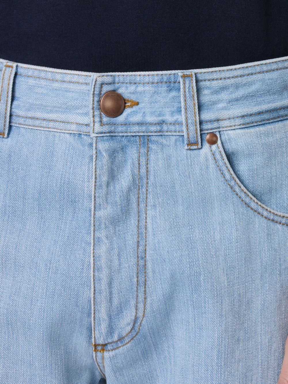 pressed-crease jeans - 6