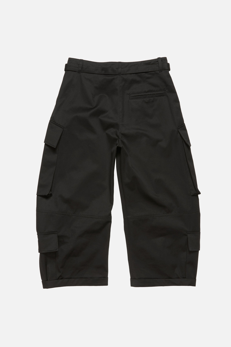 Cargo trousers with belt - Black 6