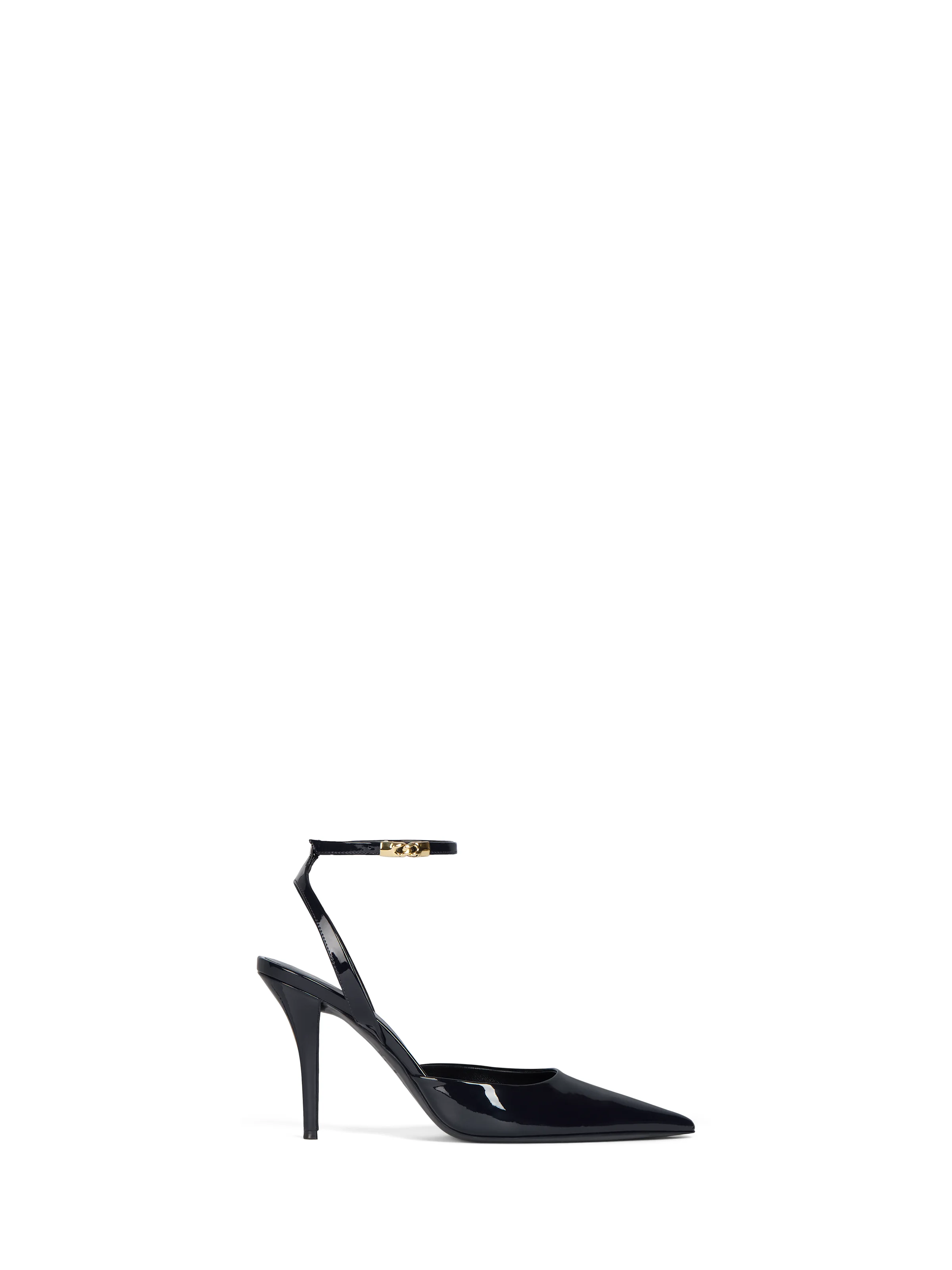 Patent leather strappy pumps - 1