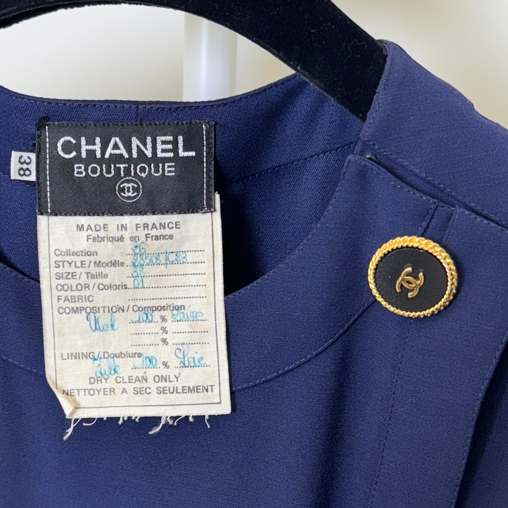 Chanel CC Button Dress 38 - 7