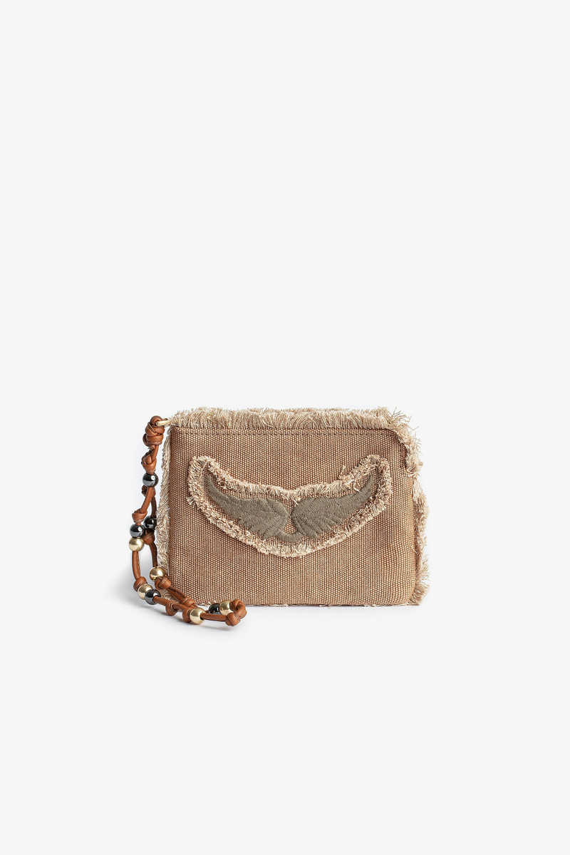 Mini Uma Wings Patch Canvas Clutch 1