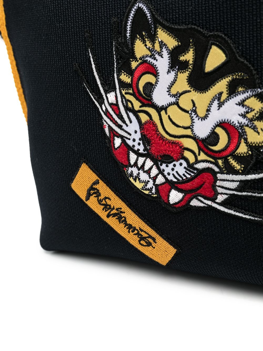 Tiger patch make-up bag - 4