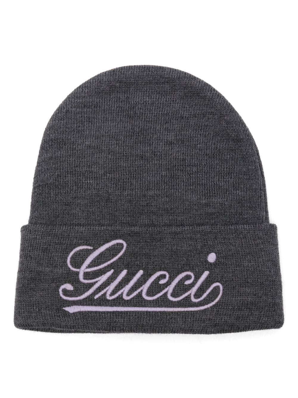 logo-embroidered beanie - 1