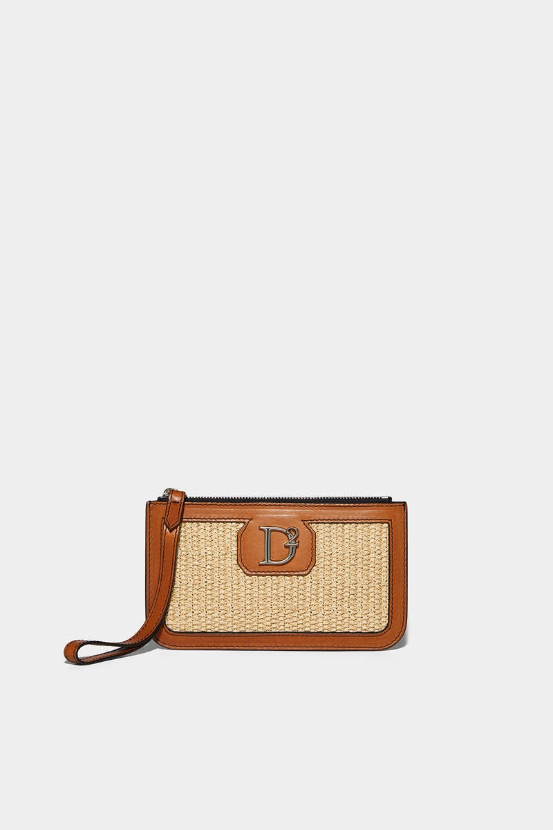 JUNGLE RAFIA POUCH - 1