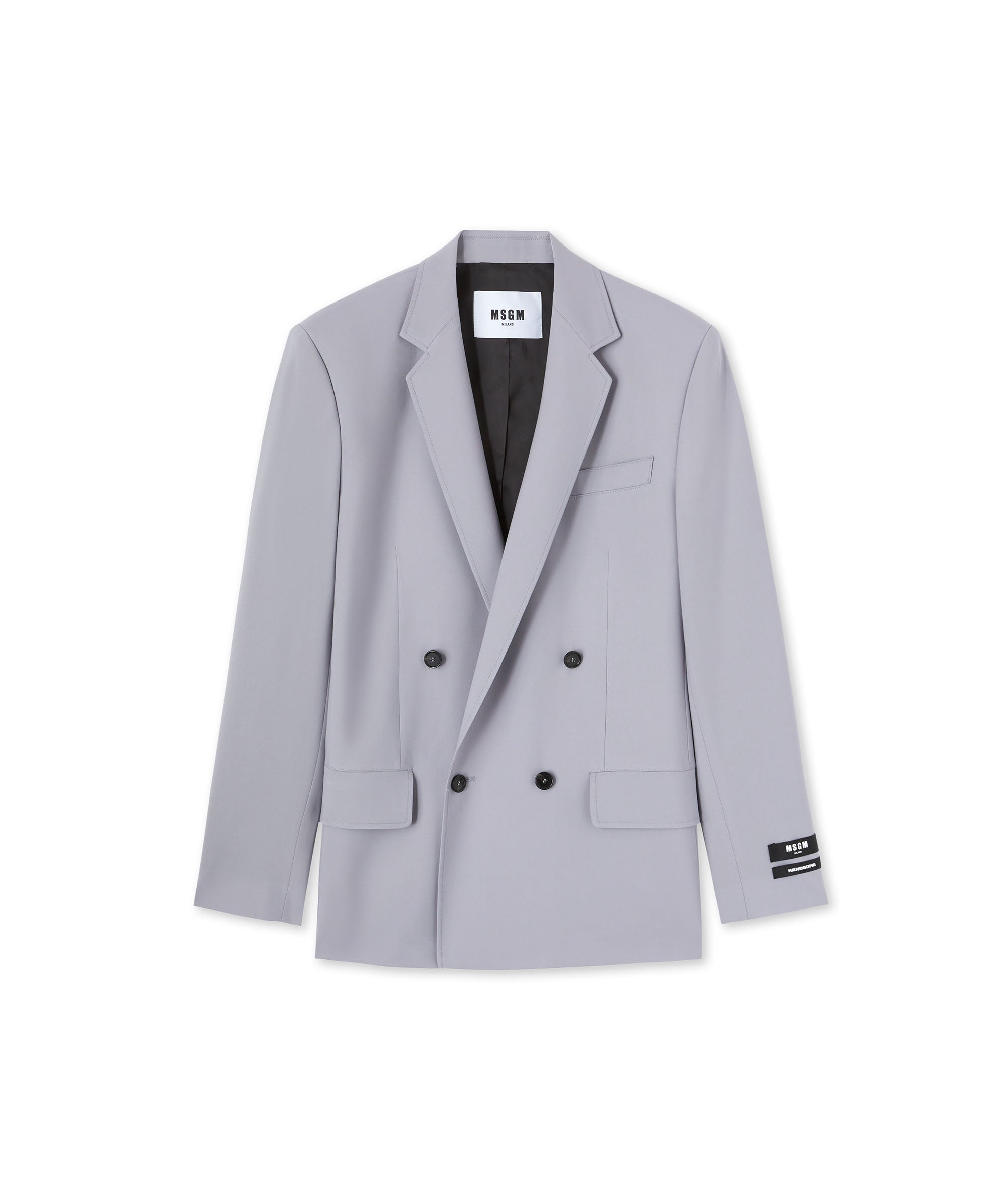Fresh wool double-breasted jacket - 1