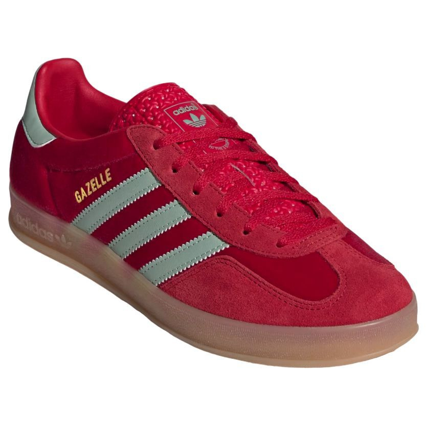 (WMNS) adidas Gazelle Indoor 'Better Scarlet Hazy Green' IG6786 - 3