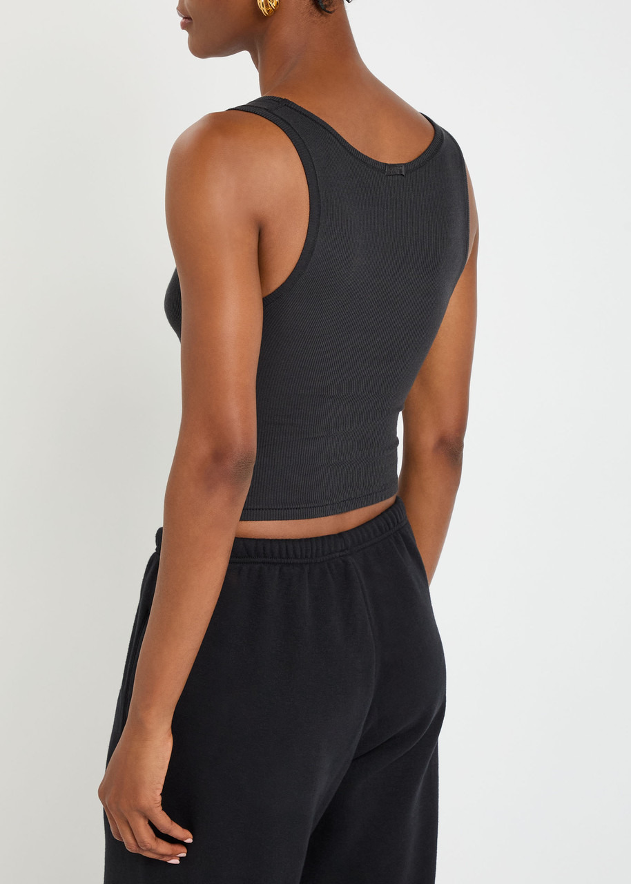 Skims Ribbed Stretch-cotton Tank - 3