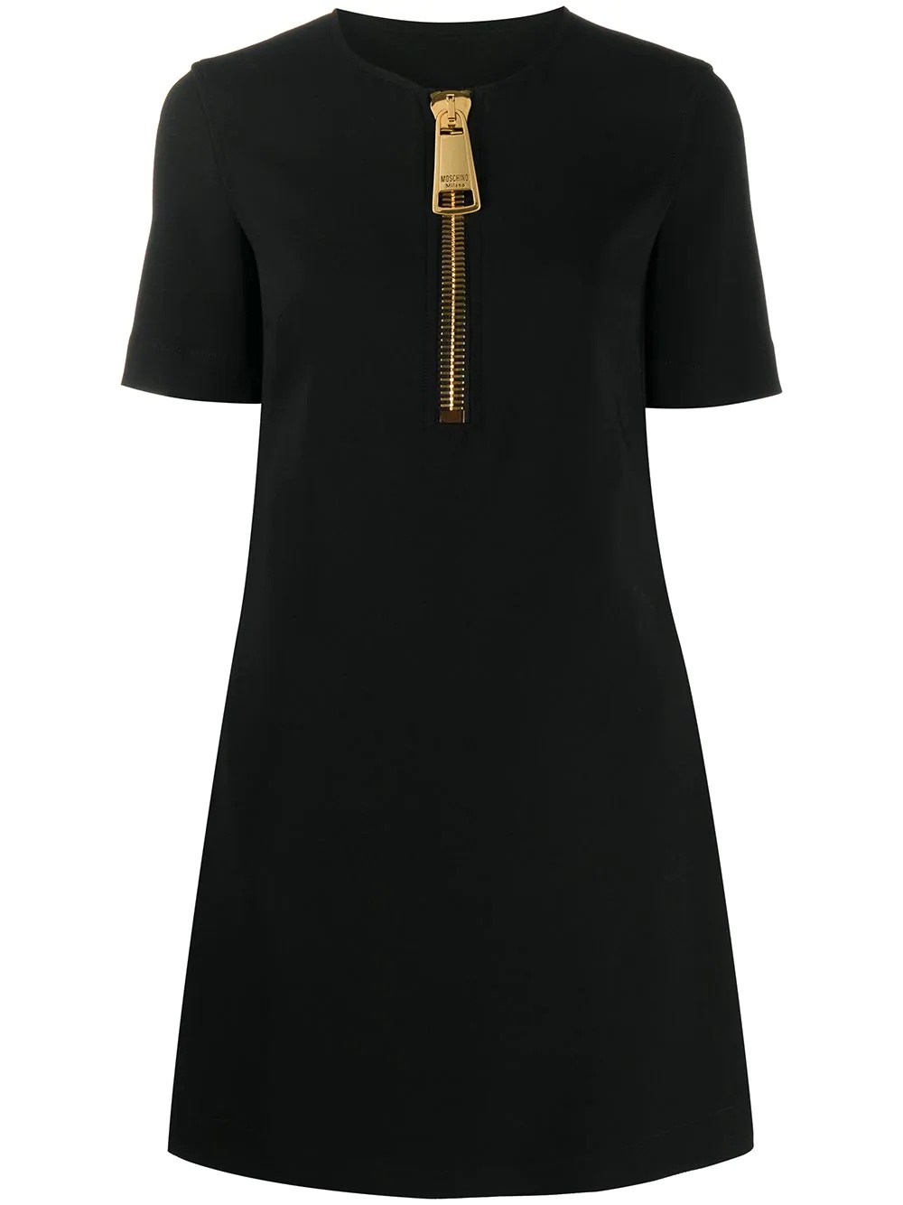 zip detail dress - 1