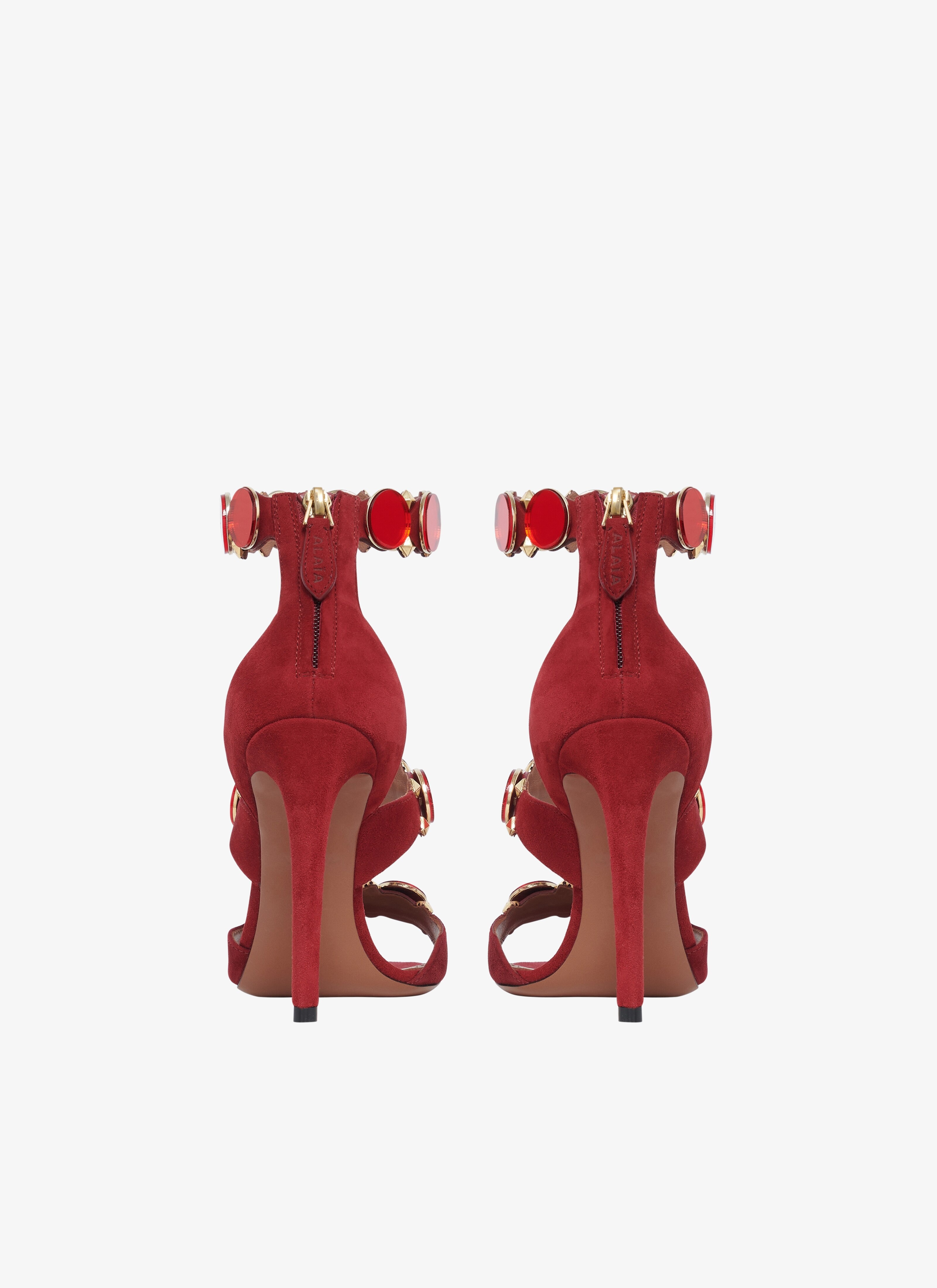 BOMBE SANDALS IN SUEDE GOATSKIN - 3