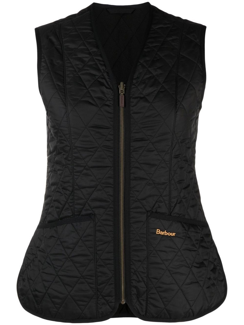 quilted zip-up gilet 1
