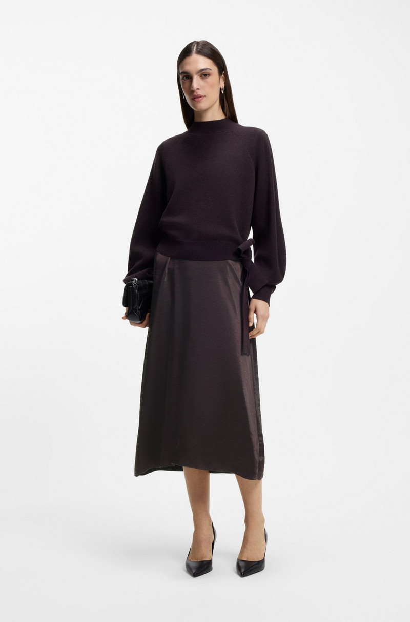 BOSS TWO-IN-ONE DRESS WITH WOOL-CASHMERE SWEATER LAYER outlook