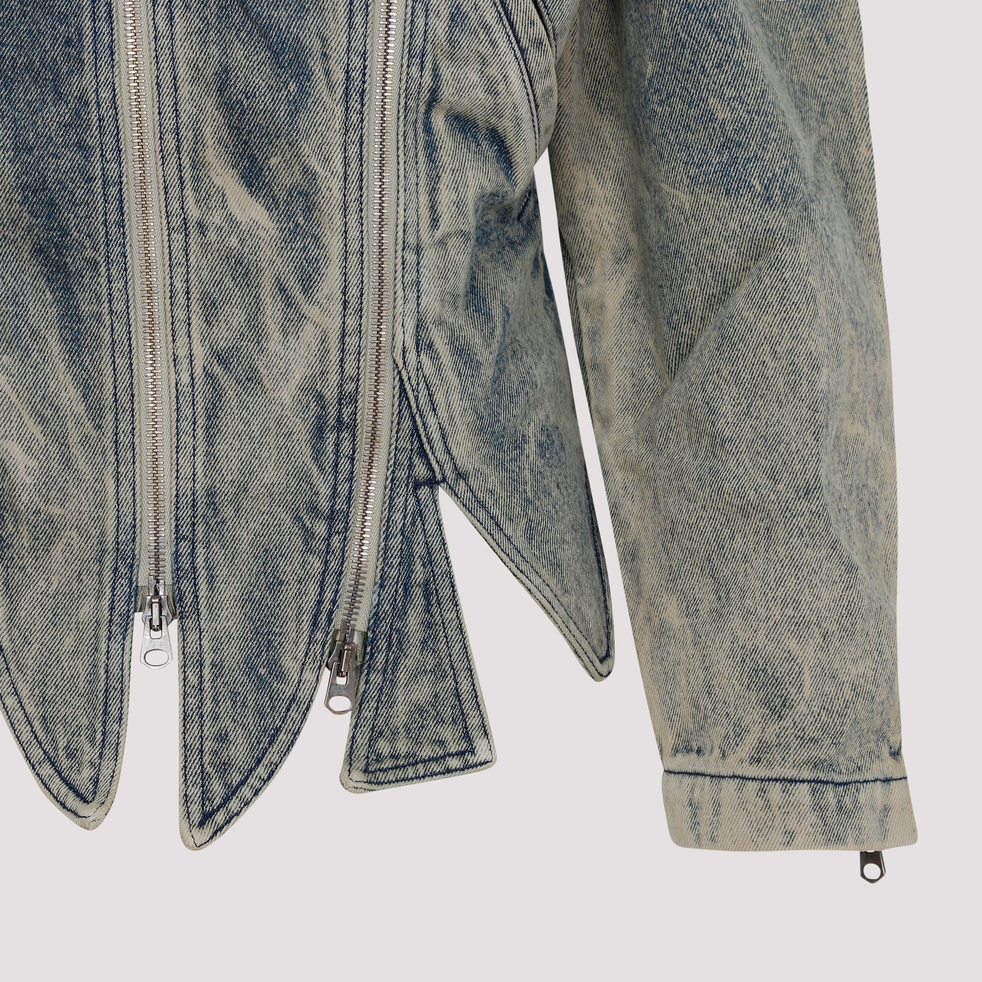 Y PROJECT - Y/Project Tudor Zip Denim Jacket Women - 4