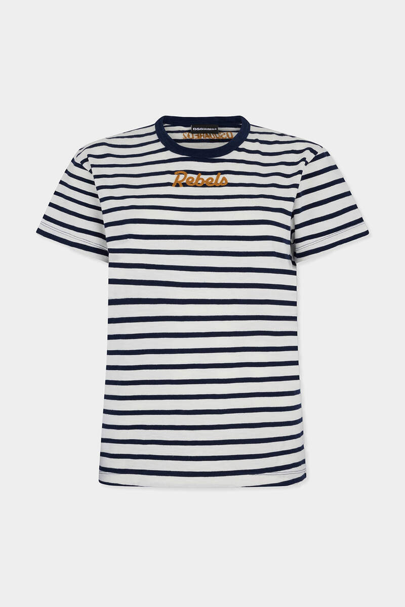 STRIPED JUST RIGHT FIT T-SHIRT 1