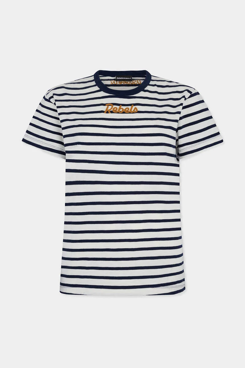 STRIPED JUST RIGHT FIT T-SHIRT - 1
