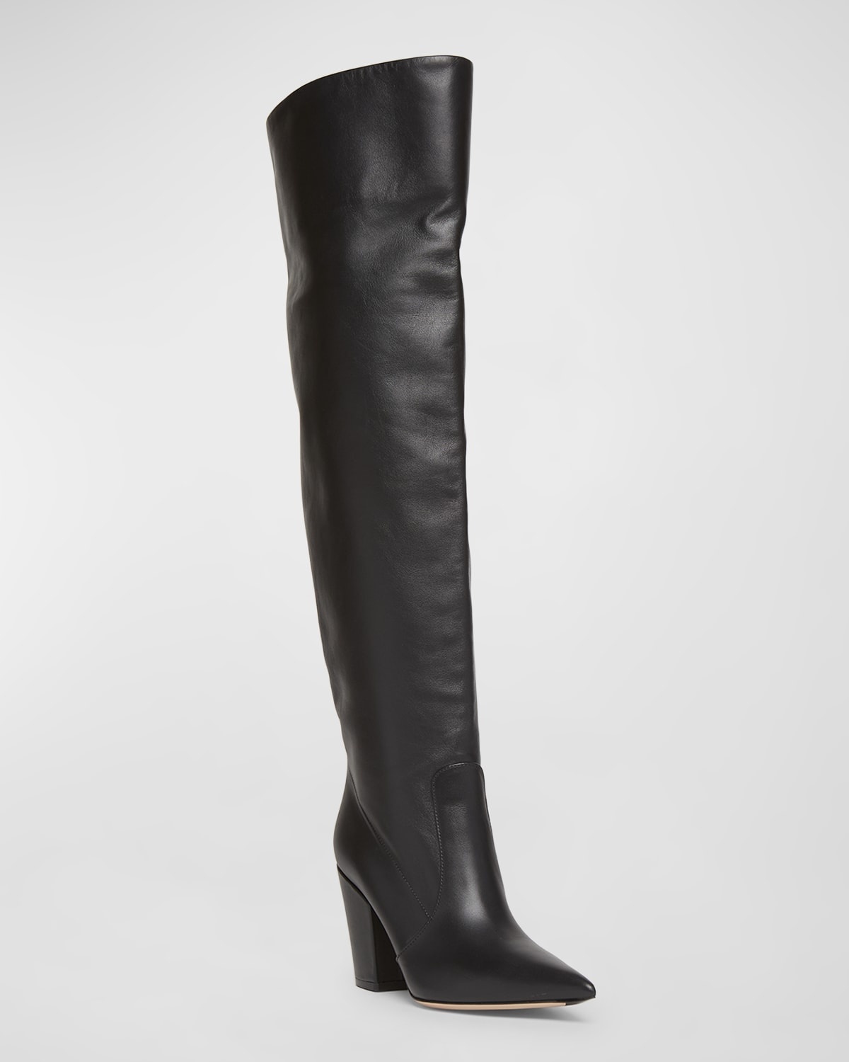 Calfskin Leather Over-The-Knee Boots - 2