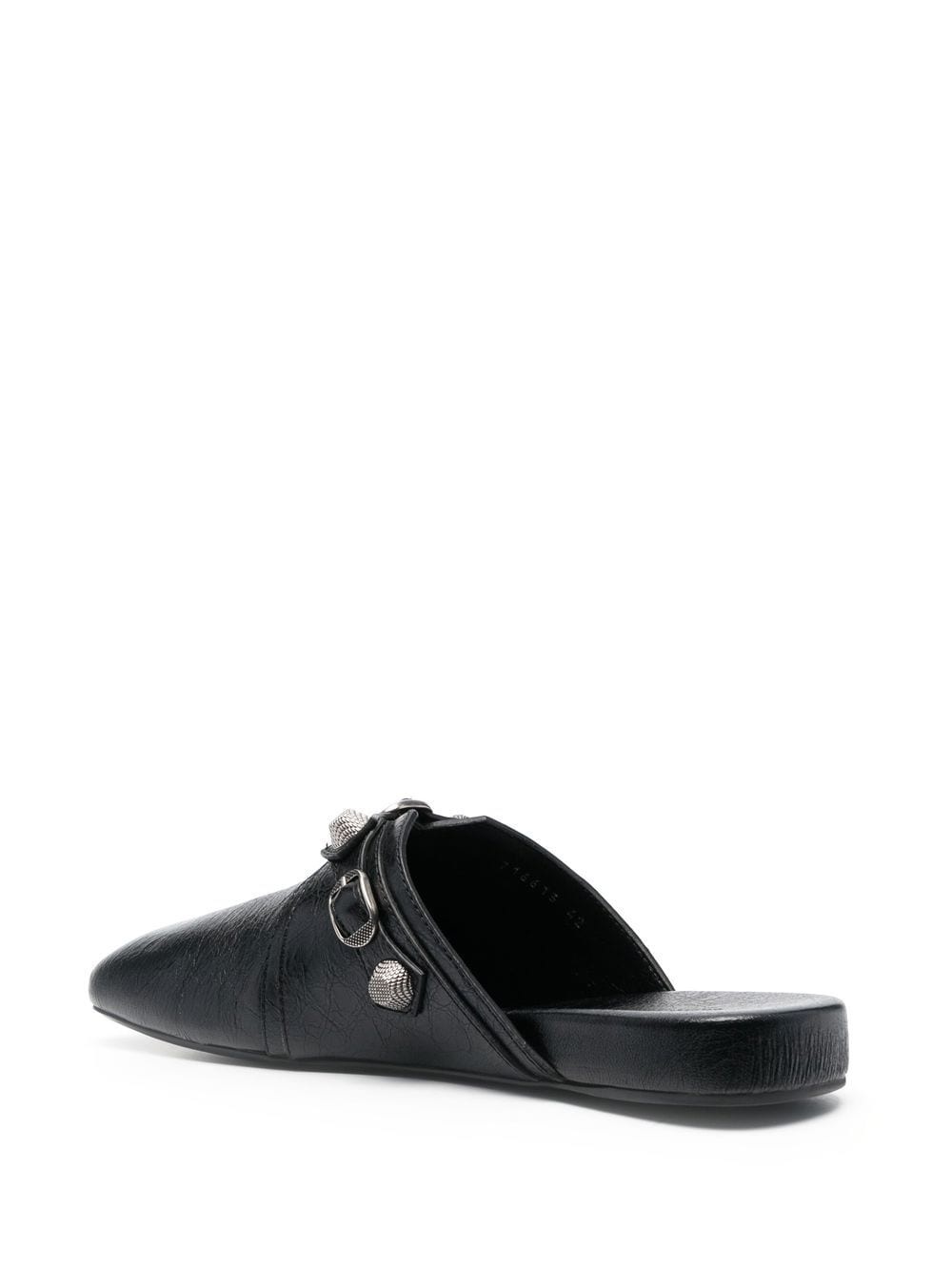 Cosy Cagole leather mules - 3