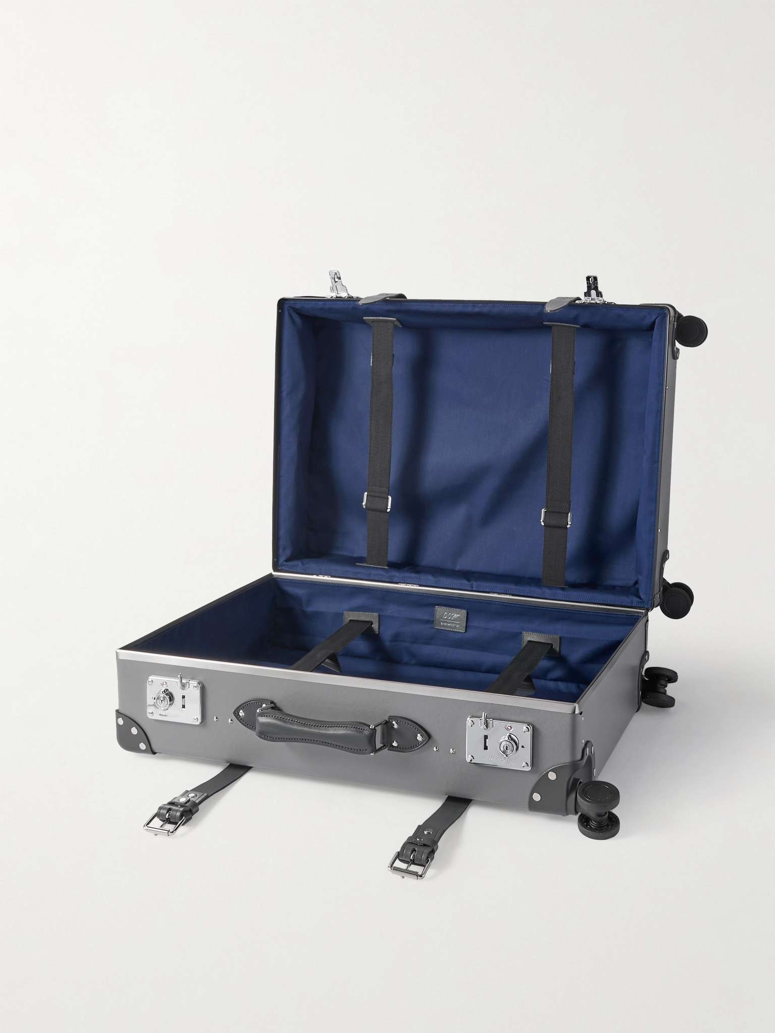 + 007 Leather-Trimmed Vulcanised Fibreboard Check-In Suitcase - 3