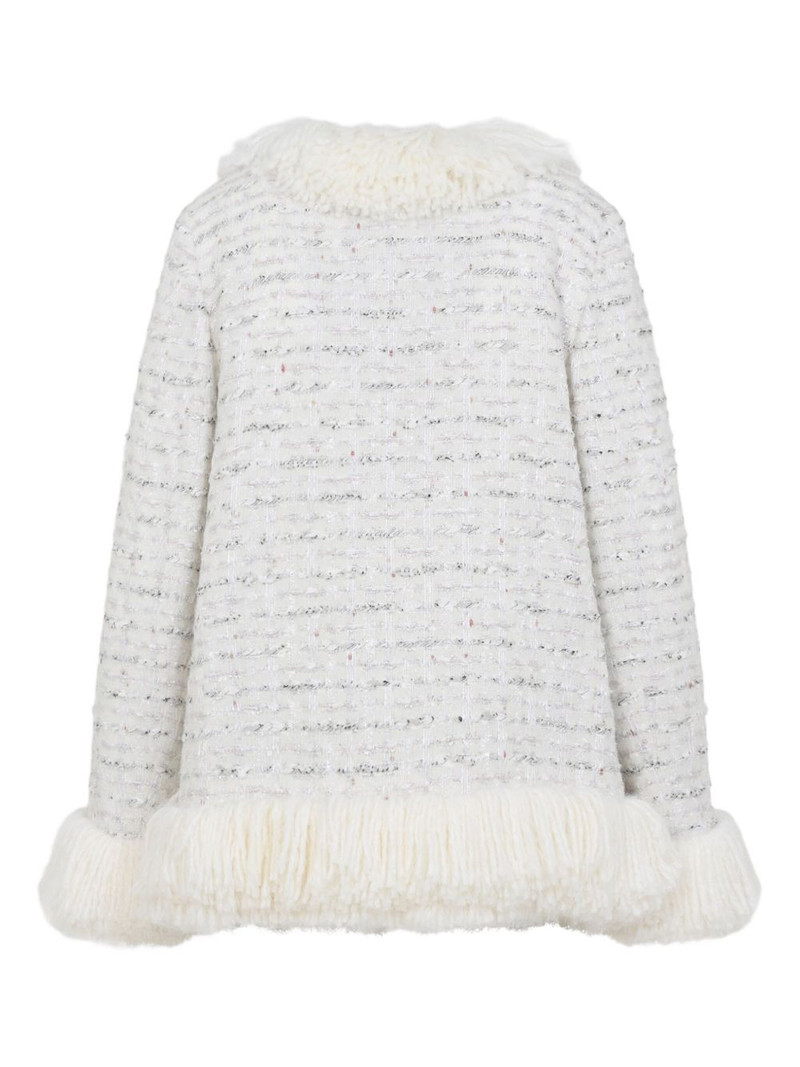 GIAMBATTISTA VALLI fur-trim coat outlook