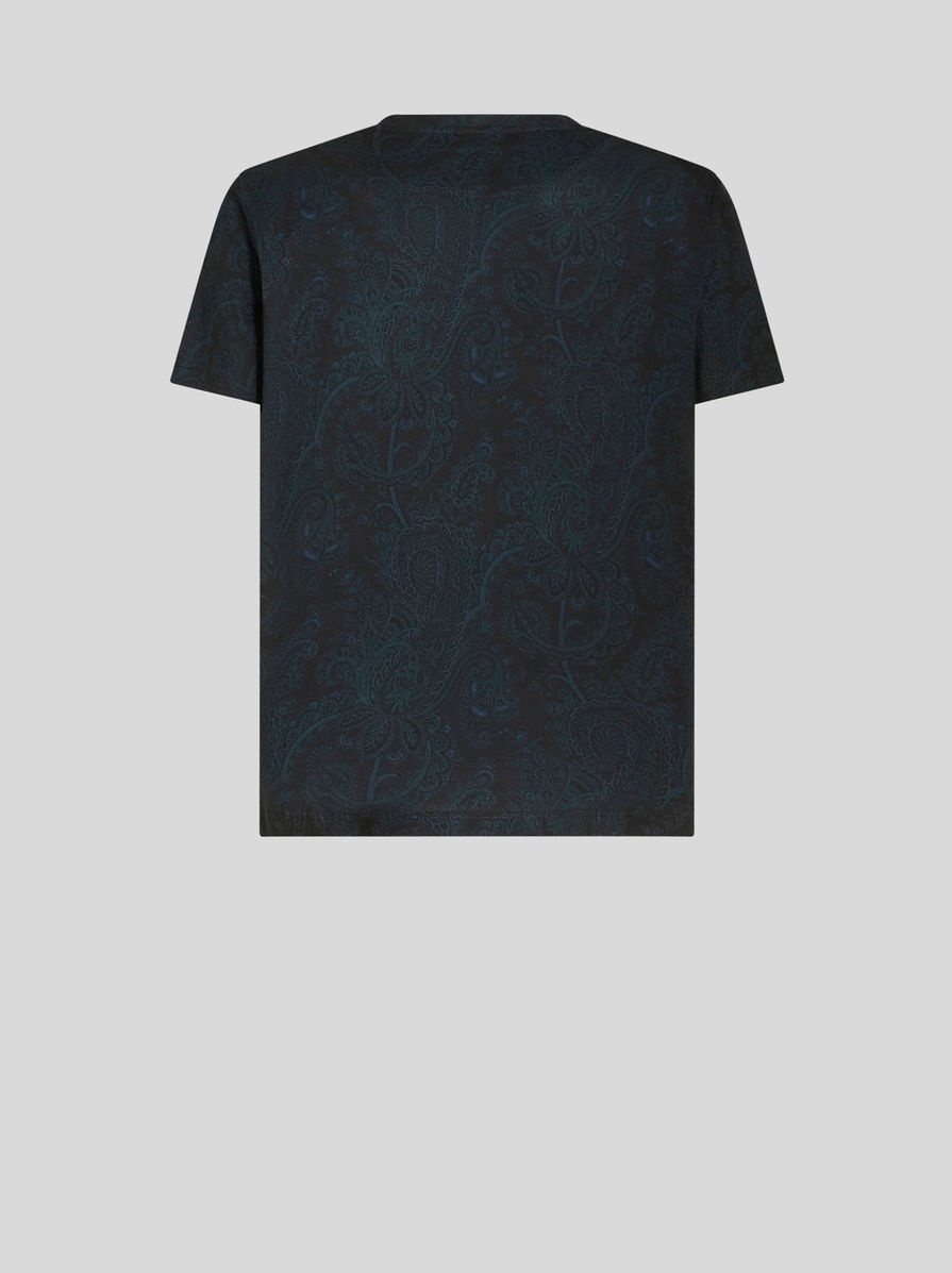 PAISLEY COTTON T-SHIRT - 5