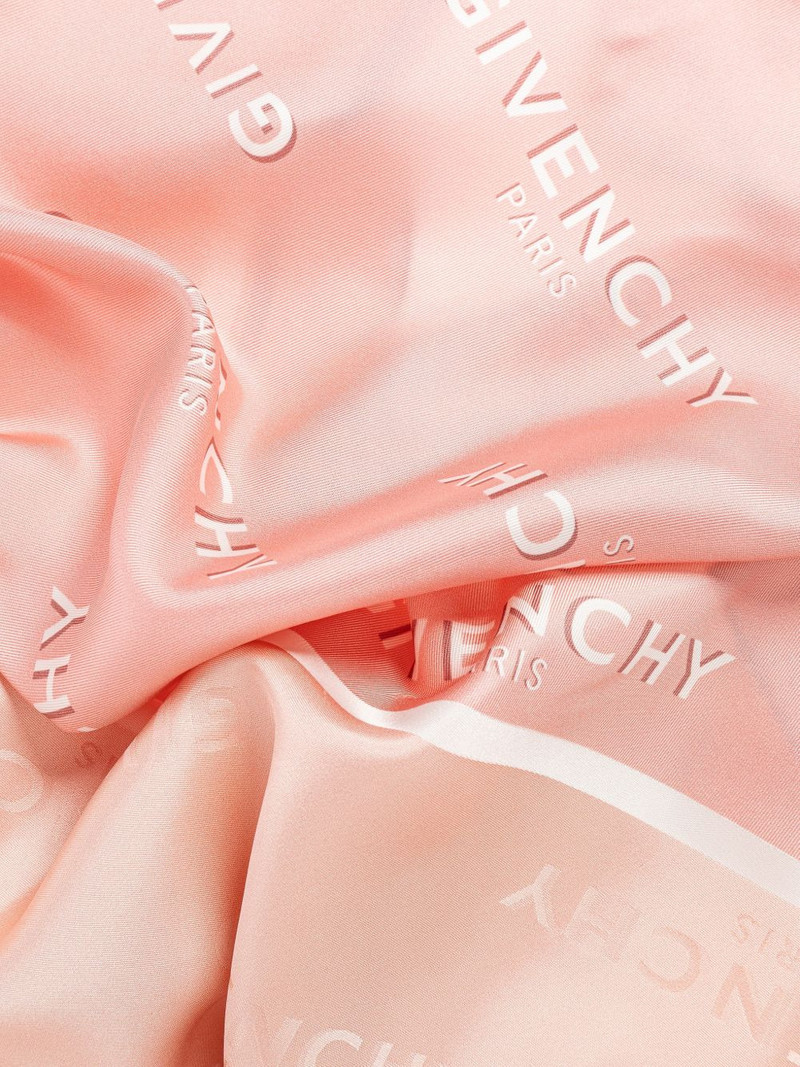 Givenchy logo-print scarf outlook
