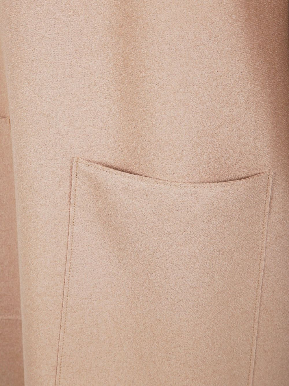 patch-pocket wool midi dress - 3