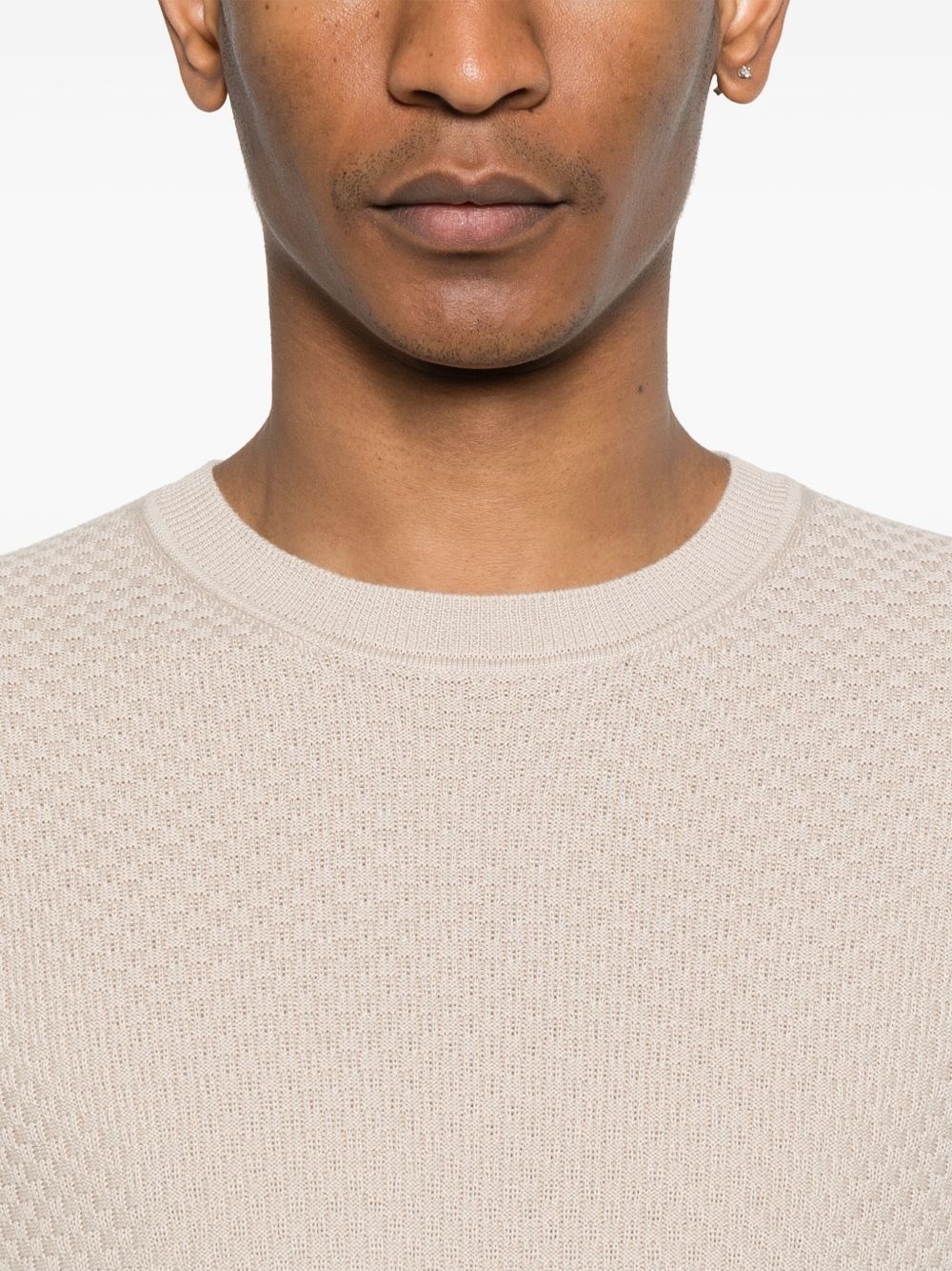 cotton crew-neck sweater - 5
