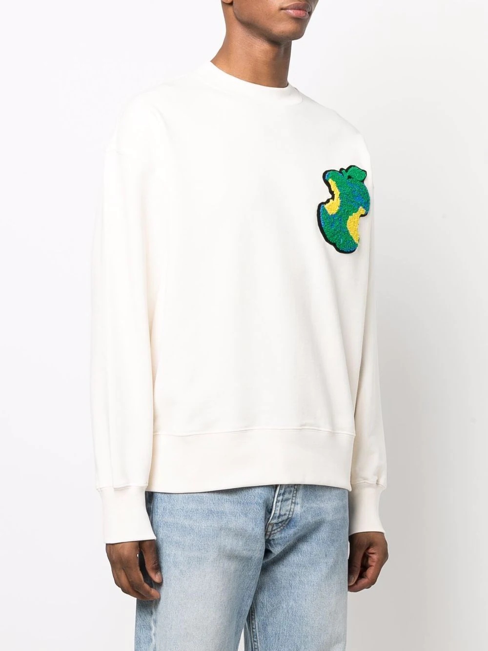 apple crew-neck sweatshirt - 4