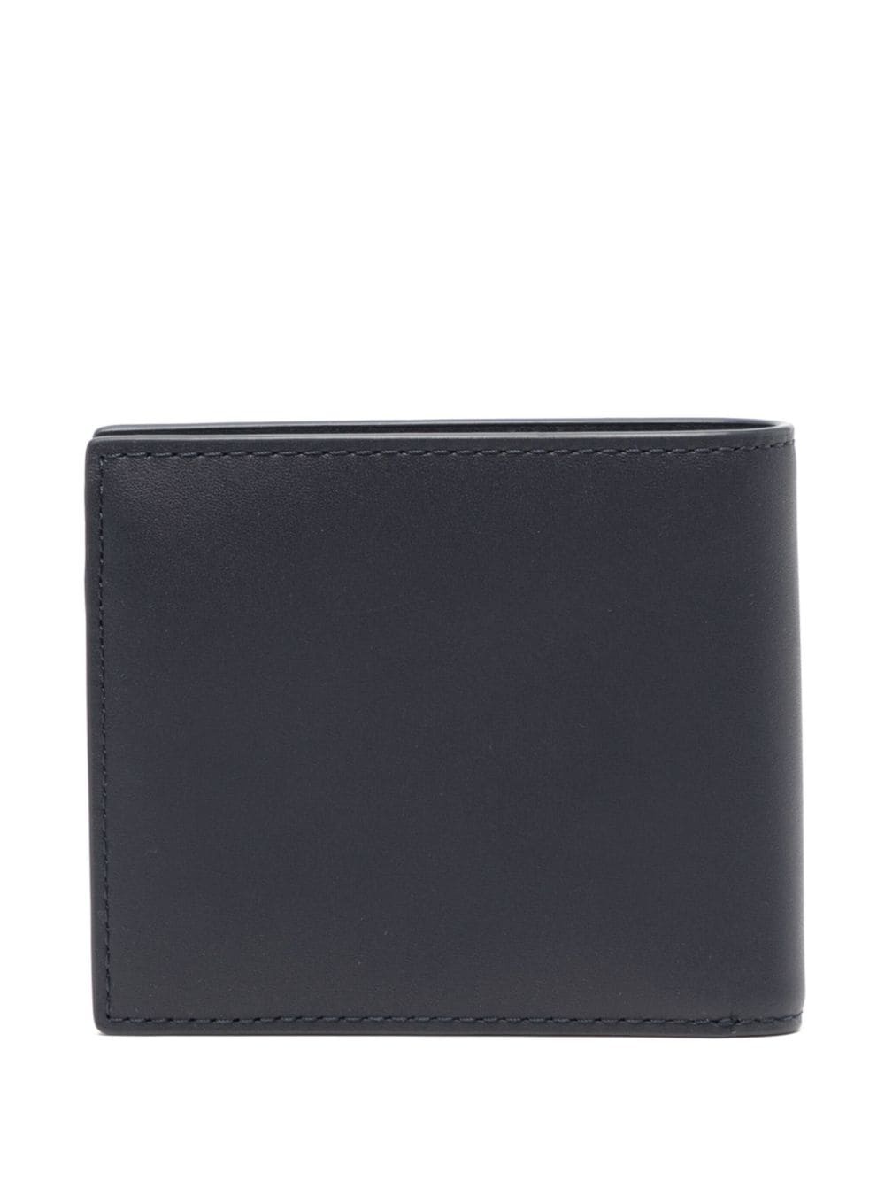 logo-plaque leather wallet - 2