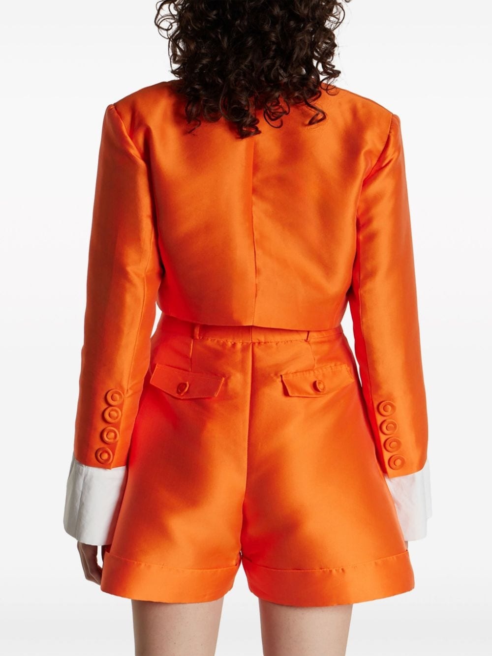 Helmut satin-finish blazer - 5