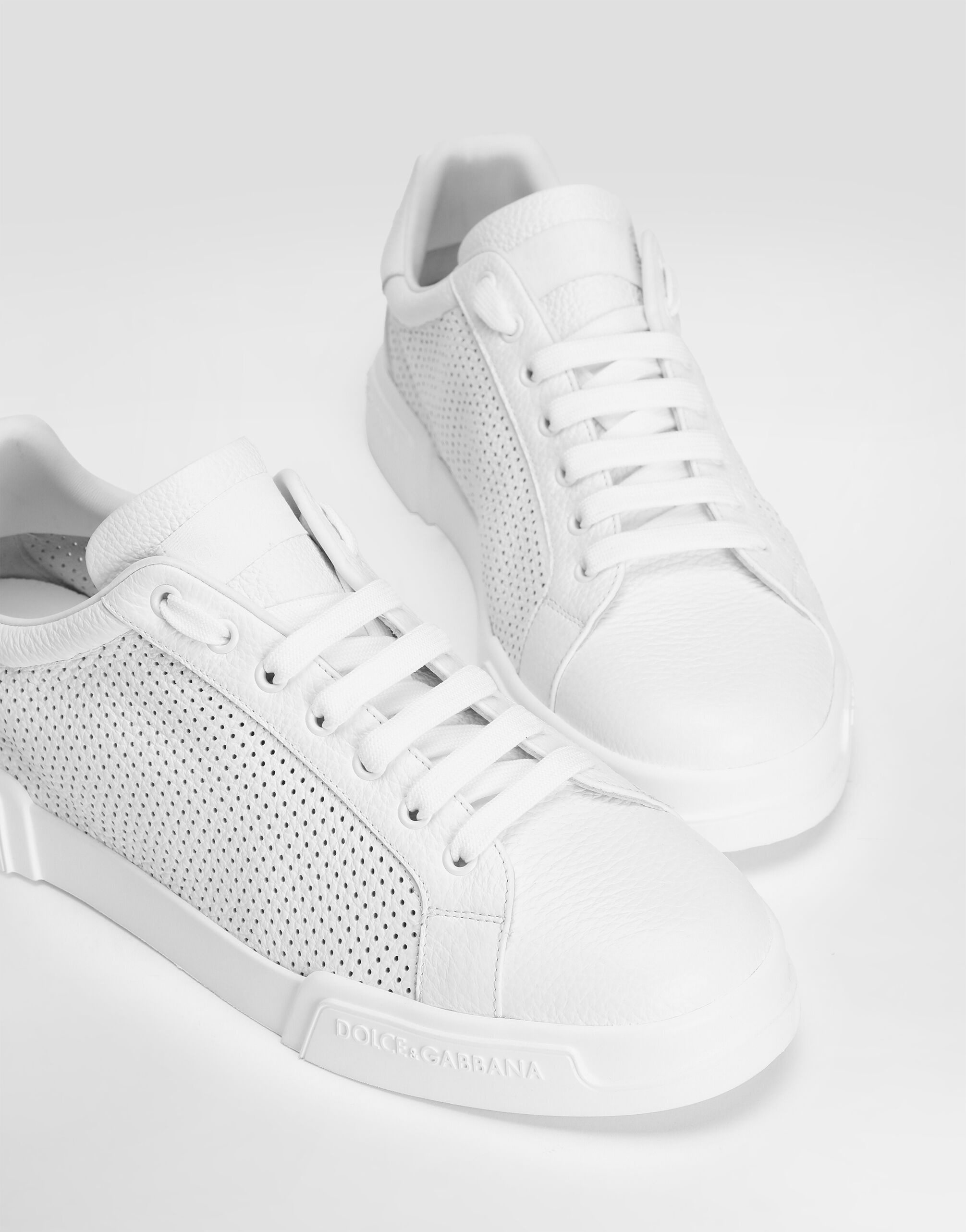 Portofino light strobel sneakers in calfskin - 4