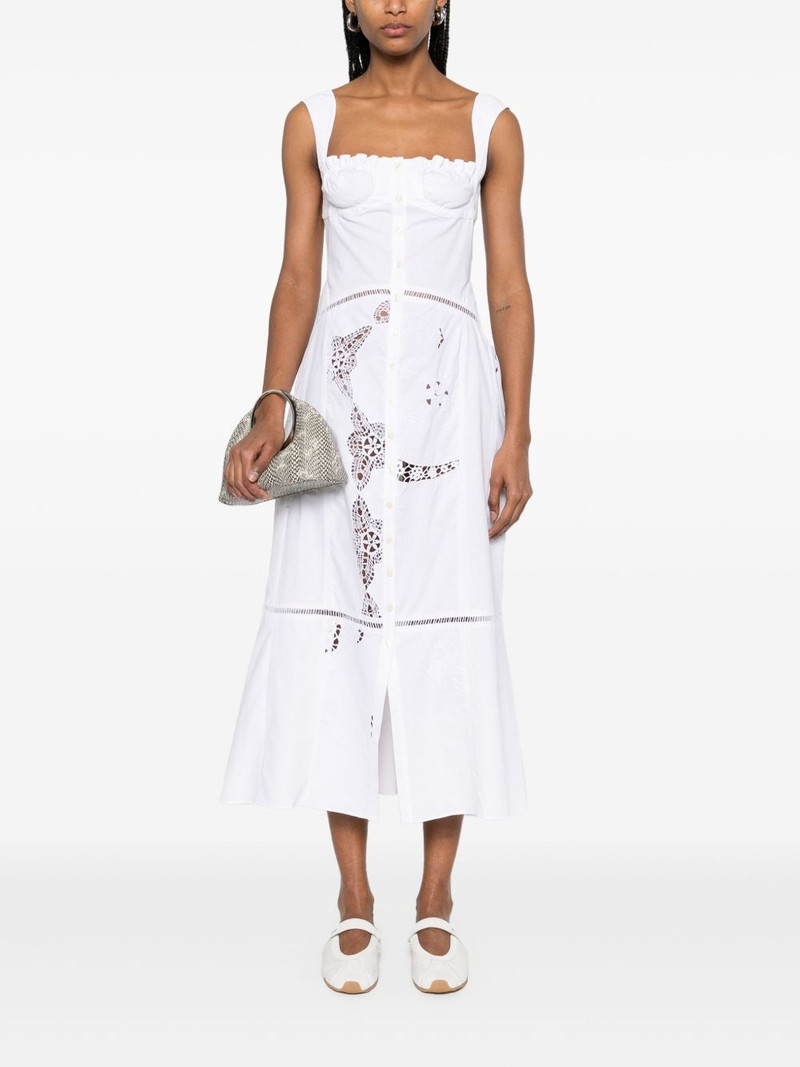 Marine Serre Regenerated midi dress outlook
