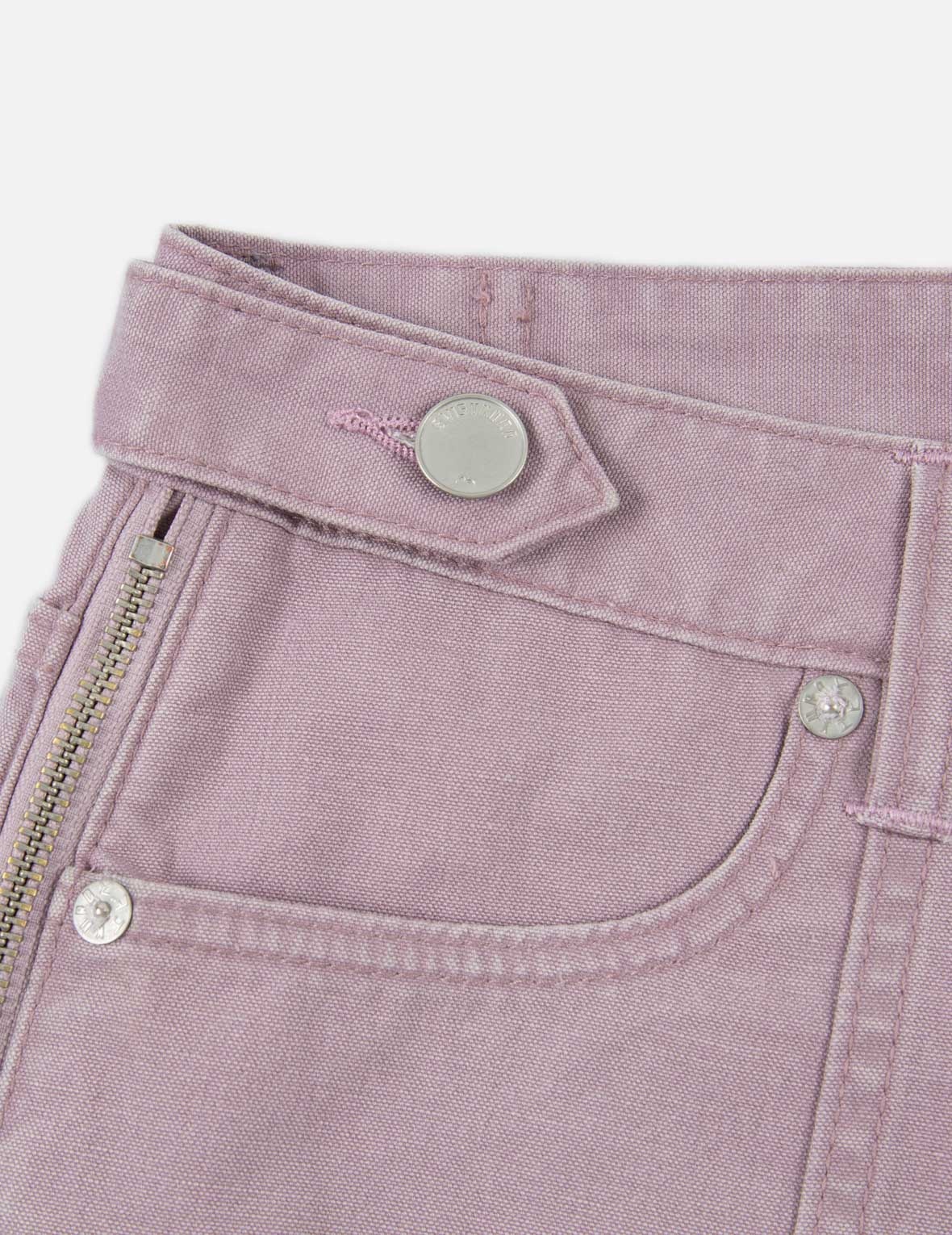 Pigment-dyed Shorts with Side Zippers - 9