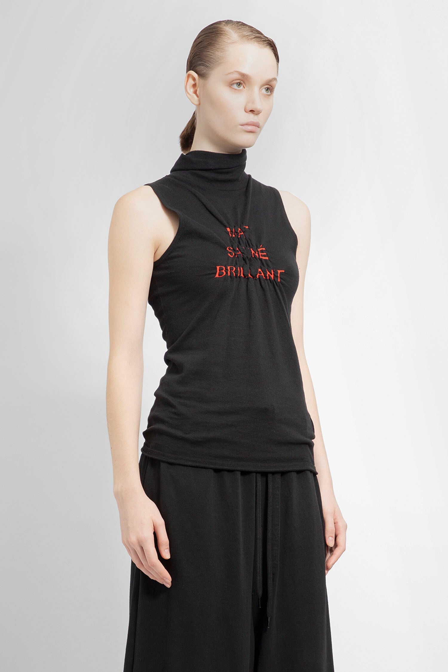 Mm6 Maison Margiela Black Half Sleeve main image 1