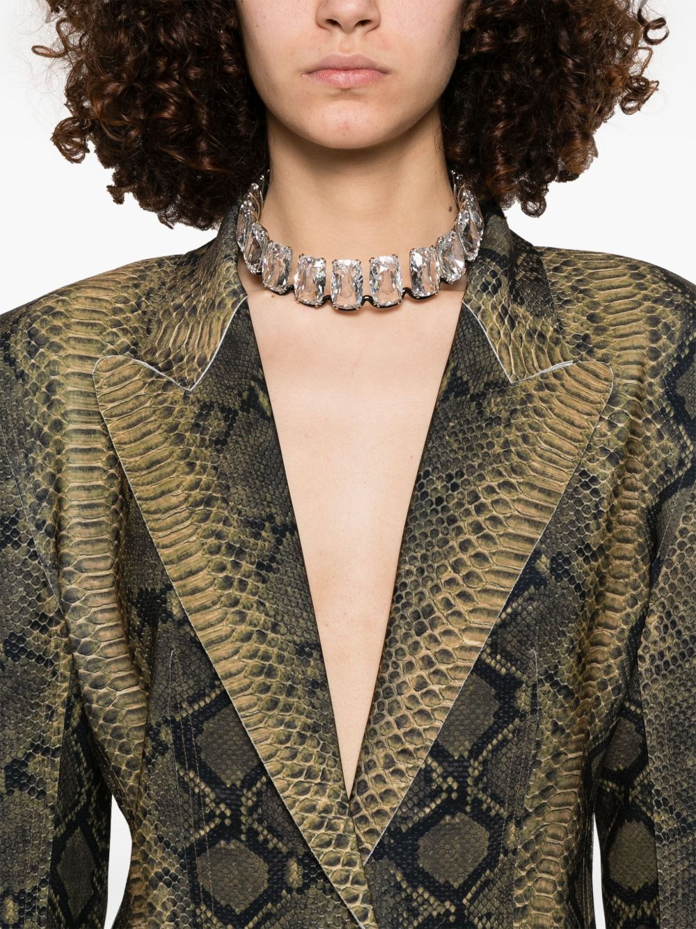 single-breasted blazer - 5