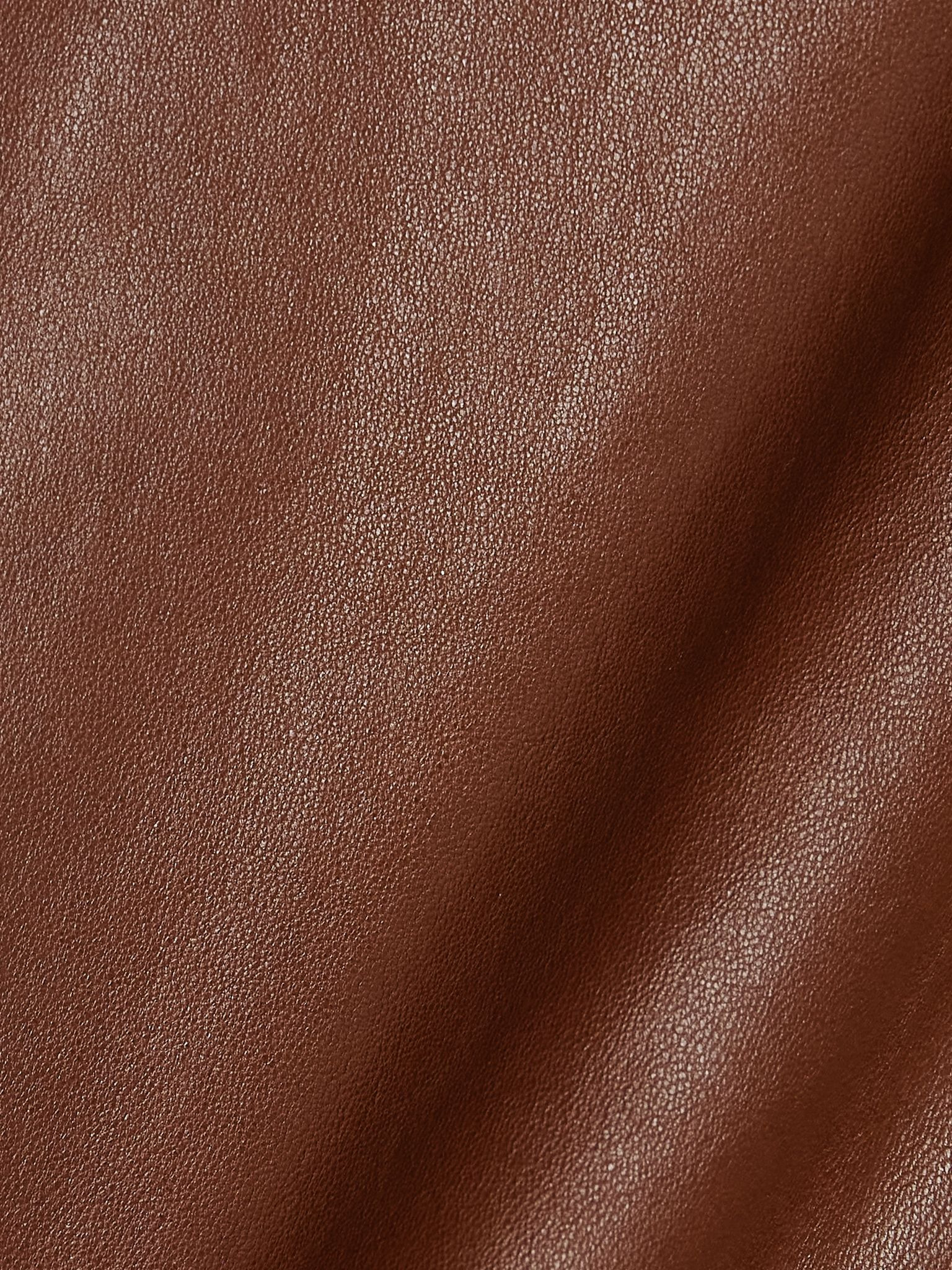 Imany leather top Brown - 5